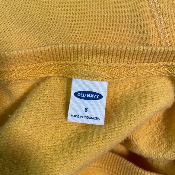 Old Navy 'Brunch Crew' Yellow Sweatshirt - Picture 6 of 7
